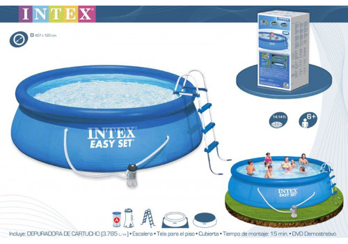 Надувной бассейн Easy Set 457x122 Intex 28168