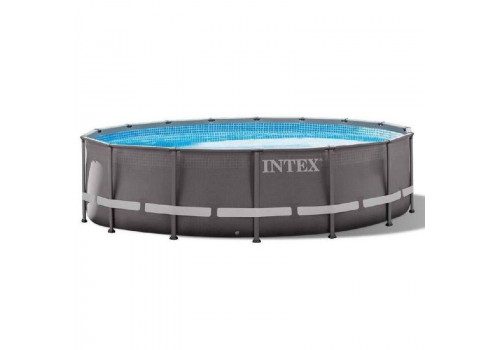 26334 Каркасный бассейн Ultra Frame 610х122см Intex+песч. фильтр 7900 л/ч