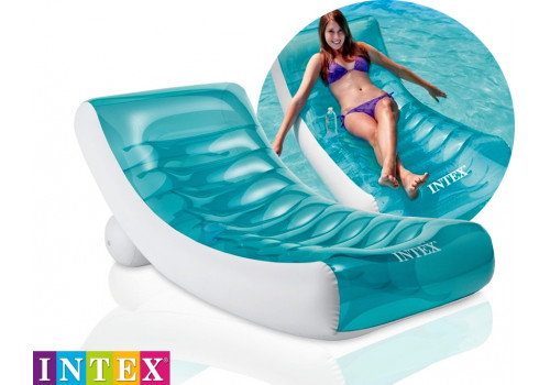 Intex 58856 Надувной шезлонг 188х99см