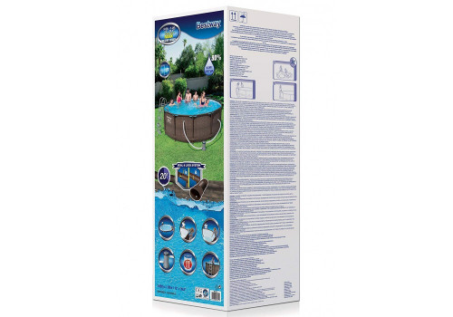 Каркасный бассейн Ротанг  (366х100) с картриджным фильтром Bestway 56709