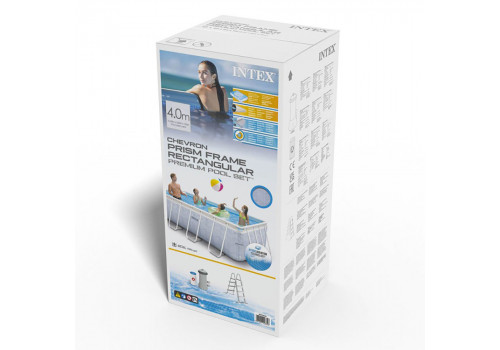 Каркасный бассейн прямоугольный Intex, 400х200х100 см (26780)